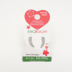 Pendientes Biojoux Aro Cristales 14Mm