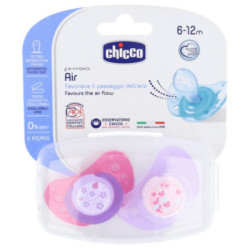 Chupete Phy Air Ros Sil 12M 2 Uds.