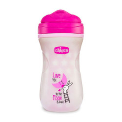 Botella 14 Meses Se Ilumina Rosa Chicco 266Ml