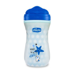 Chicco Botella 14 Meses Se Ilumina Azul 266Ml