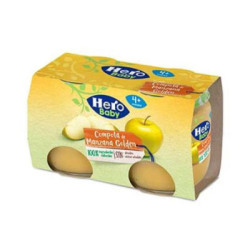 Hero Baby Compota De Manzana 2 Tarros 120 G Bipa