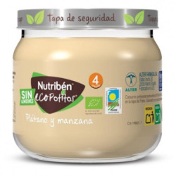 Nutriben Ecopotitos Platano Manzana 1 Envase 120 G