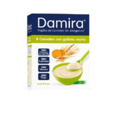Damira Papilla 8 Cereales Galleta Maria Y Fósforo 600 G