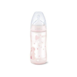 Biberon 0 Bpa Pp Silicona Nuk Leche 300 Cc T- 1 M Rose