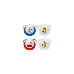 Chupete Nuk Snoopy Silicona T-3 2 Uds.
